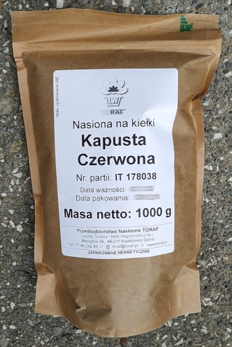 kapusta czerwona 1kg