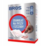 Granulat trutka na myszy i szczury 140g Bros
