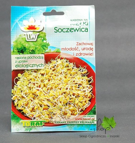 Nasiona na kiełki SOCZEWICA 
