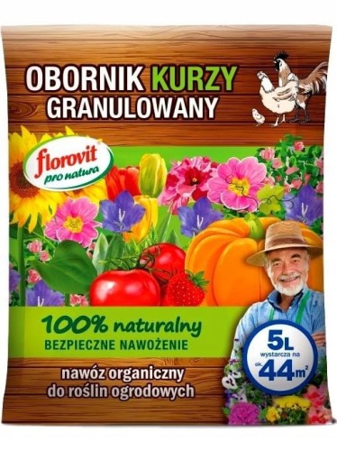 Florovit Pro Natura Obornik Kurzy Granulowany 5l