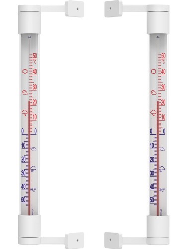Termometr zewnętrzny zaokienny -50/+50 022200 Browin biały